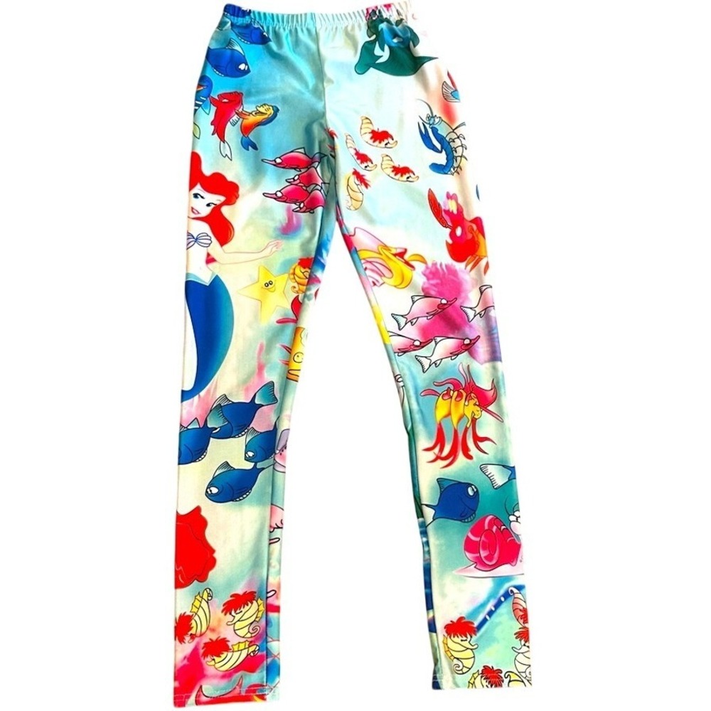 Girls Little Mermaid leggings‎ see measurements